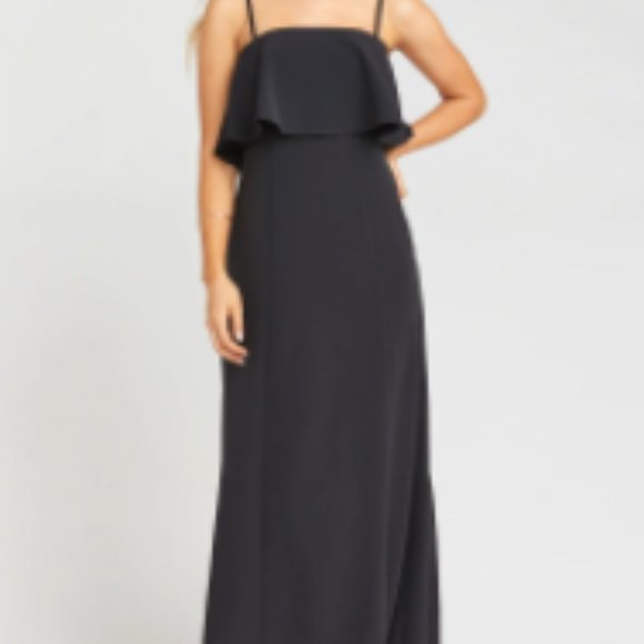 Show Me Your MuMu Dresses & Skirts - NEW Show Me Your Mumu Black Monaco Ruffle Dress